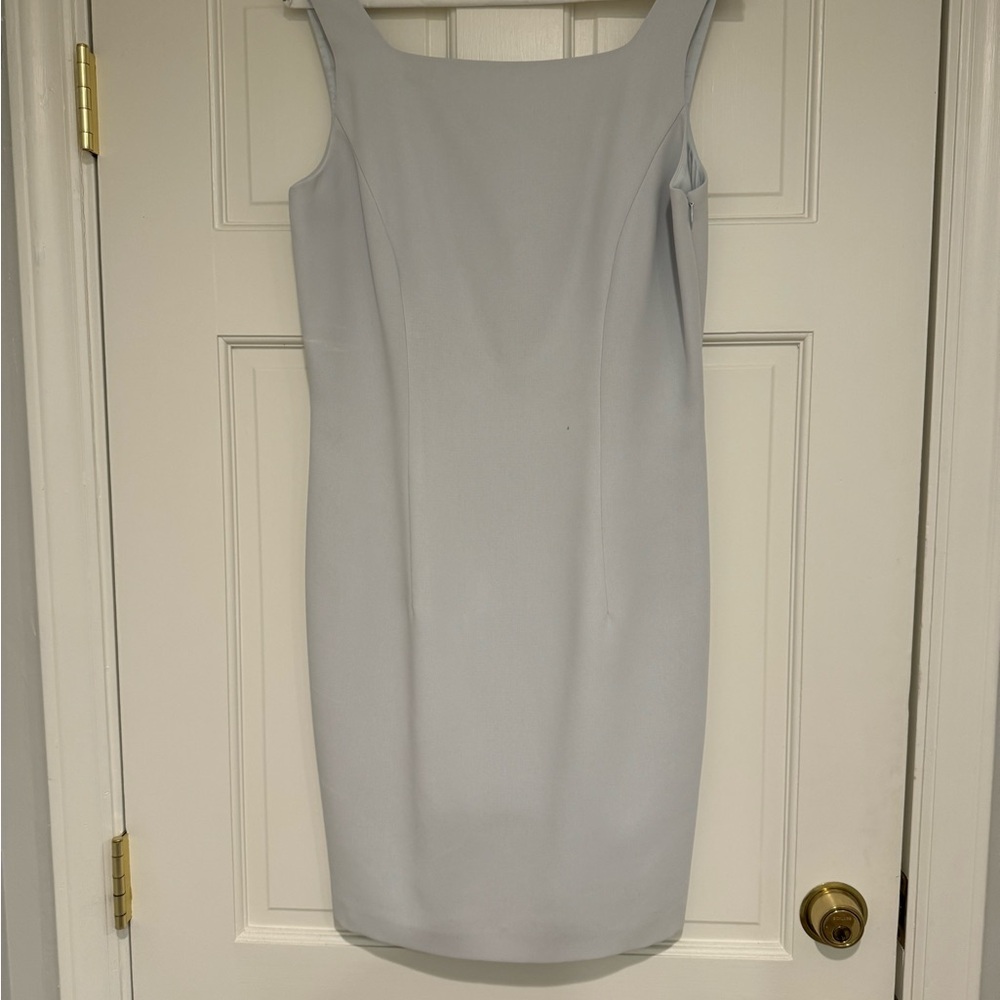 Ann Taylor light blue dress with keyhole back, size 6